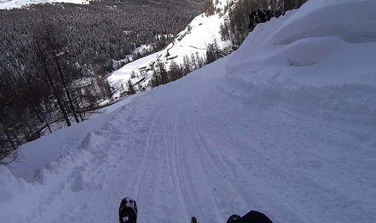 Rodelbahn Avers Cröt
