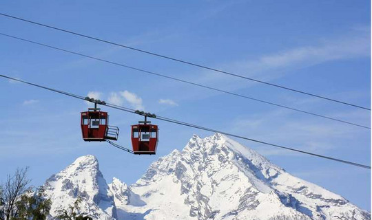 Rodeln an der Obersalzbergbahn in Berchtesgaden